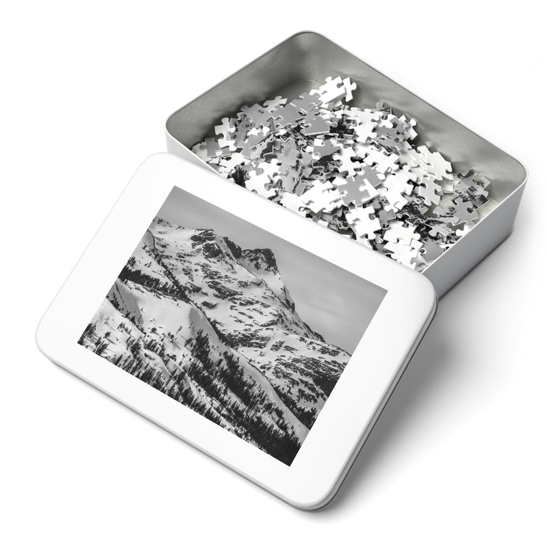 Round Top Jigsaw Puzzle with Tin