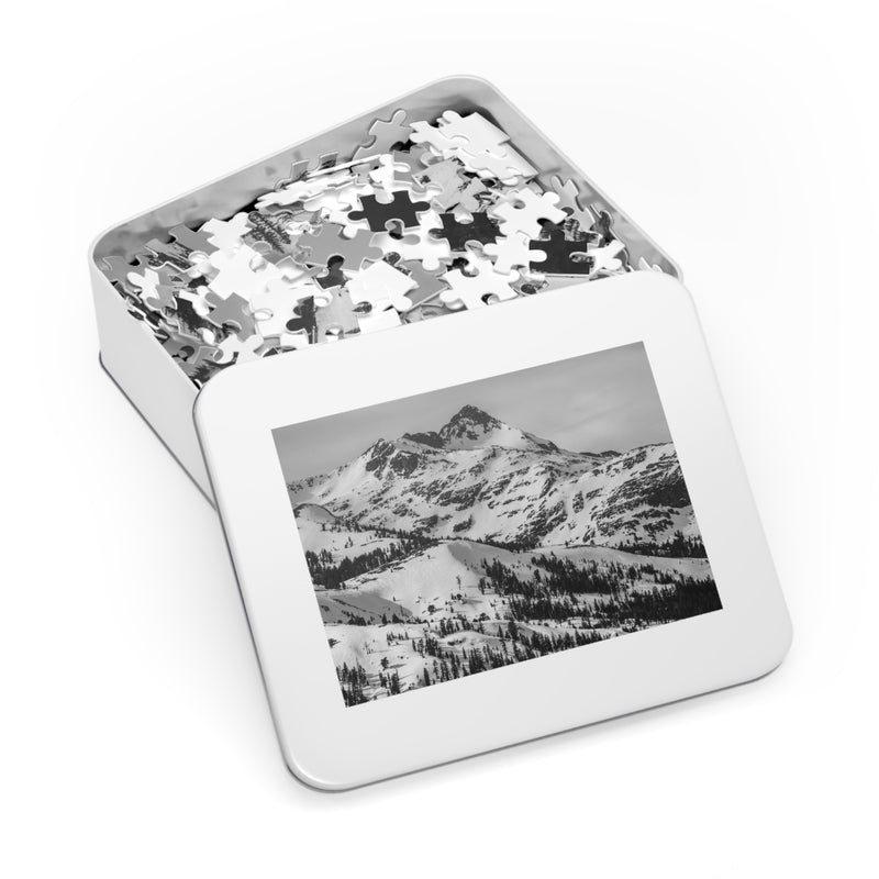 Round Top Jigsaw Puzzle with Tin
