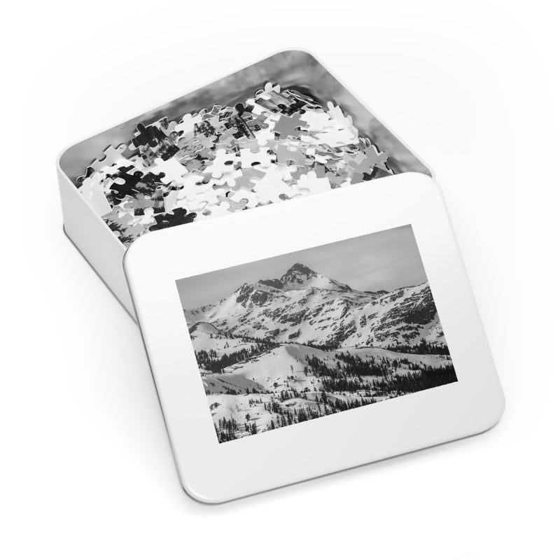 Round Top Jigsaw Puzzle with Tin