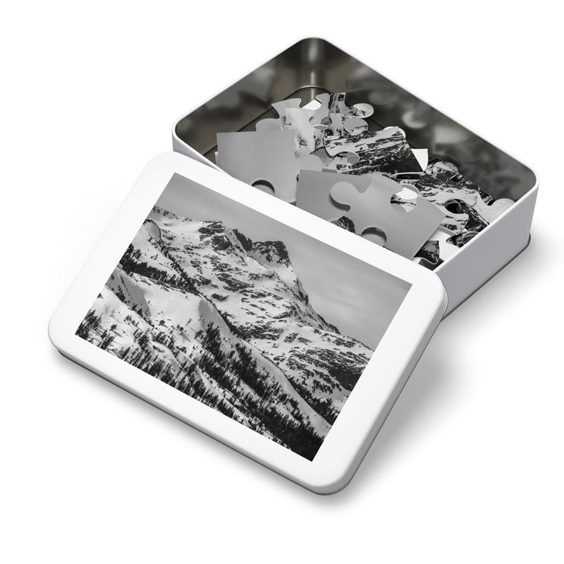 Round Top Jigsaw Puzzle with Tin