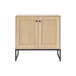 2-Door Rattan Cabinet