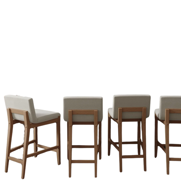 Modern Counter Height Bar Stool - Set of 4