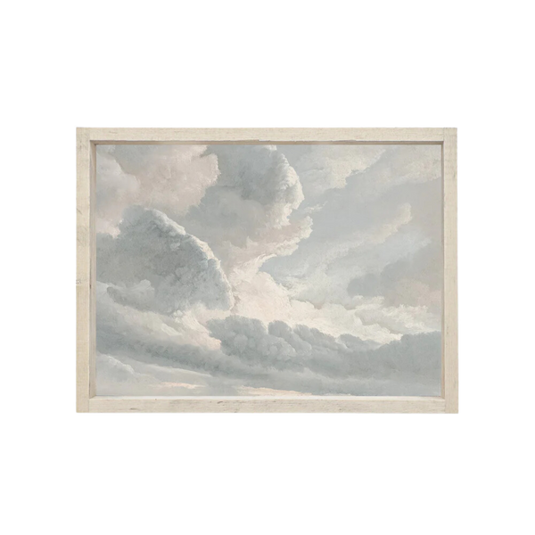 Soft Clouds Framed Art Print