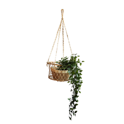 Single Hanging Woven Basket