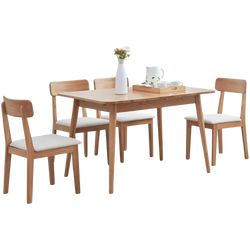Natural Solid Oak Extendable Dining Table